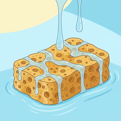 AI-generated image for SAT word permeate