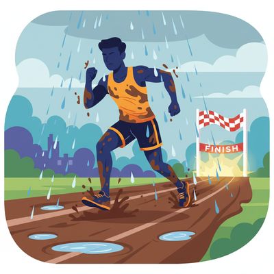 AI-generated image for SAT word persist