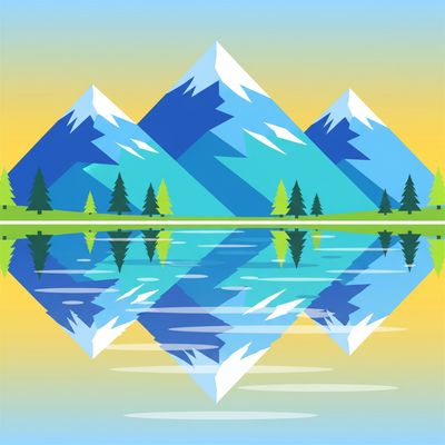 AI-generated image for SAT word placid