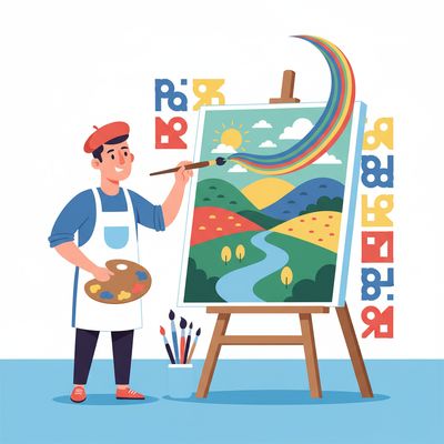 AI-generated image for SAT word plastic