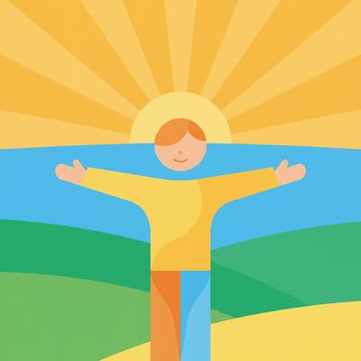 AI-generated image for SAT word popularize