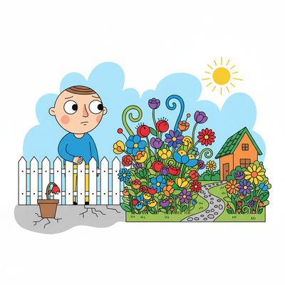 AI-generated image for SAT word portrayal