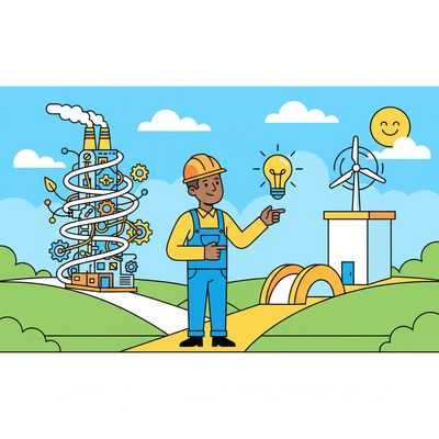 AI-generated image for SAT word pragmatic