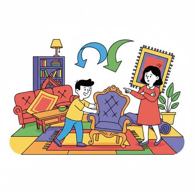 AI-generated image for SAT word presumptuous