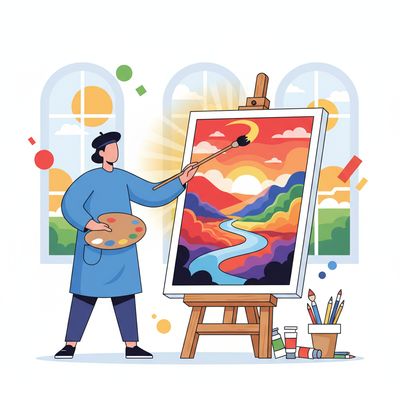 AI-generated image for SAT word privilege