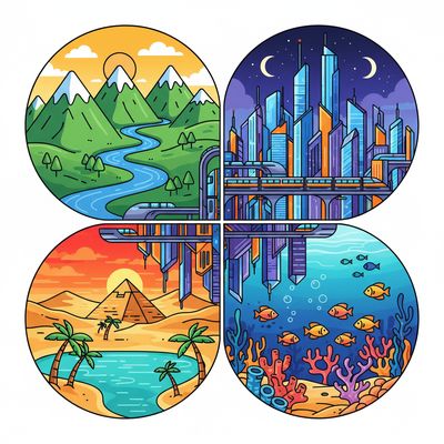 AI-generated image for SAT word reflexive