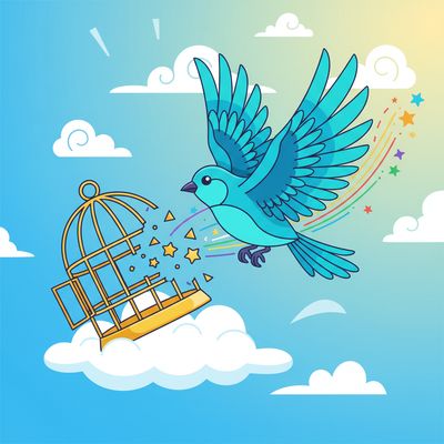 AI-generated image for SAT word refugee