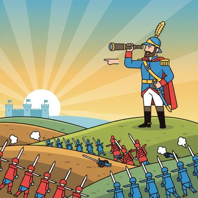 AI-generated image for SAT word reign