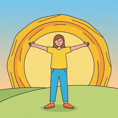 AI-generated image for SAT word relish