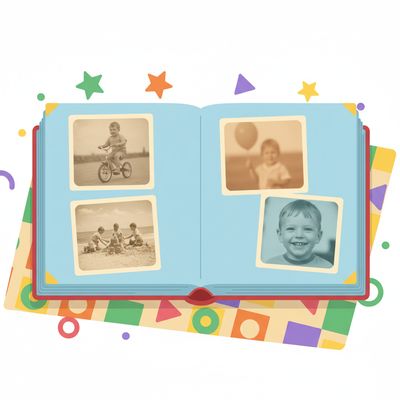 AI-generated image for SAT word reminisce