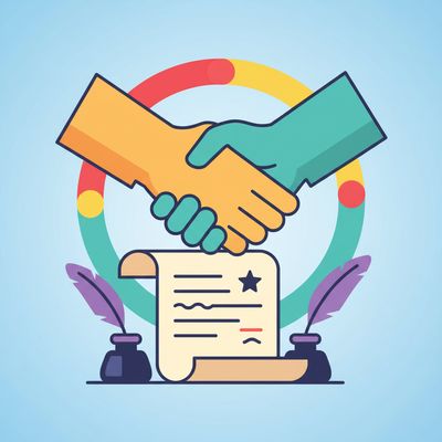 AI-generated image for SAT word resignation