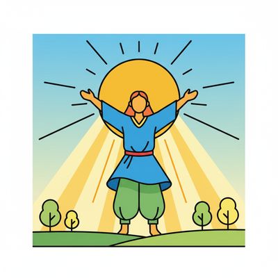 AI-generated image for SAT word restless