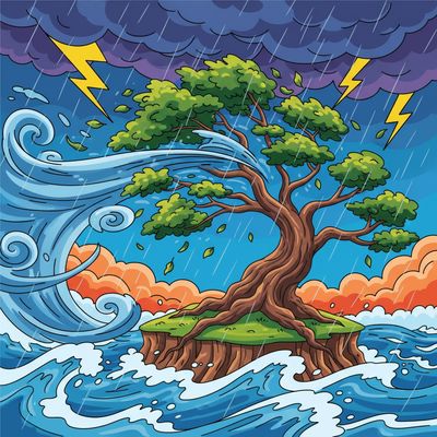 AI-generated image for SAT word restorative