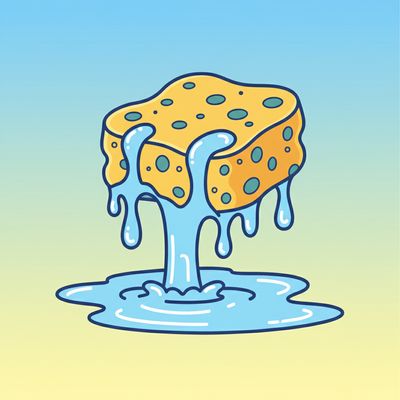 AI-generated image for SAT word saturated