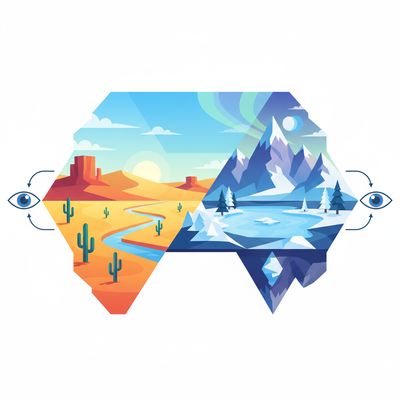 AI-generated image for SAT word scornful