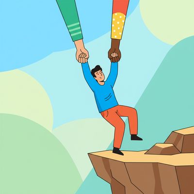 AI-generated image for SAT word shore up