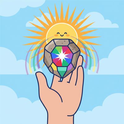 AI-generated image for SAT word singular