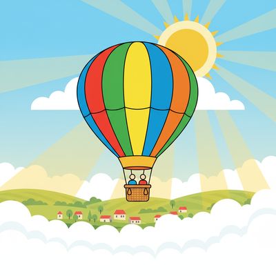 AI-generated image for SAT word skyrocket