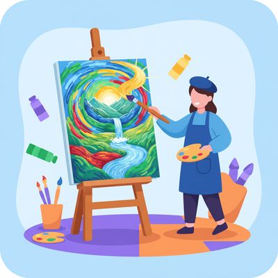 AI-generated image for SAT word slant