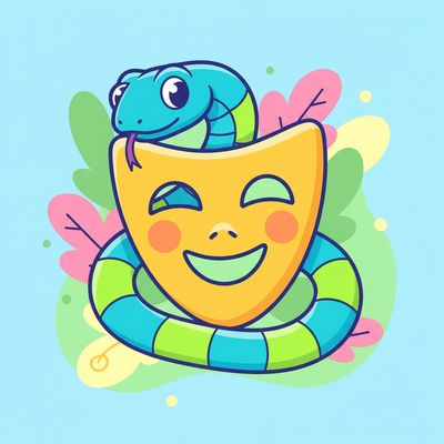 AI-generated image for SAT word sly