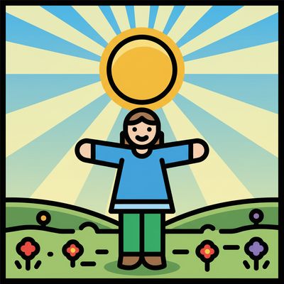 AI-generated image for SAT word solace