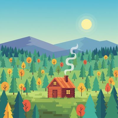 AI-generated image for SAT word solitary