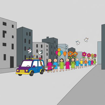 AI-generated image for SAT word somber