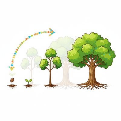 AI-generated image for SAT word stagnant