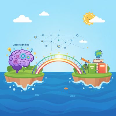 AI-generated image for SAT word stay on top of