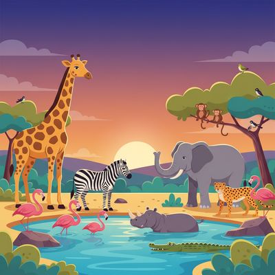 AI-generated image for SAT word strain