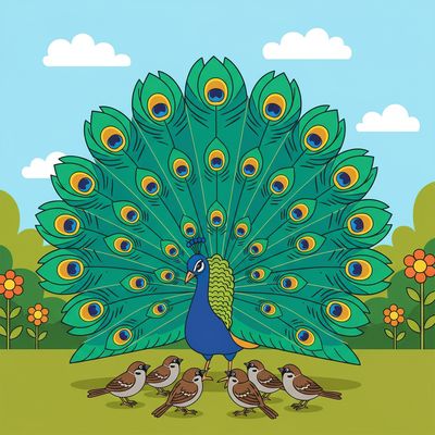 AI-generated image for SAT word stuck-up