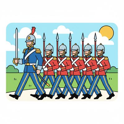 AI-generated image for SAT word subservient