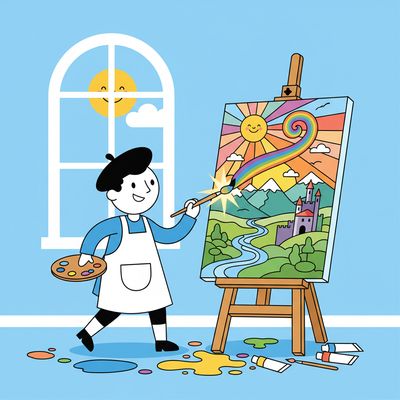 AI-generated image for SAT word suitor