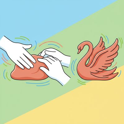 AI-generated image for SAT word superstition