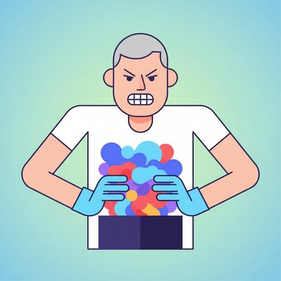 AI-generated image for SAT word suppress