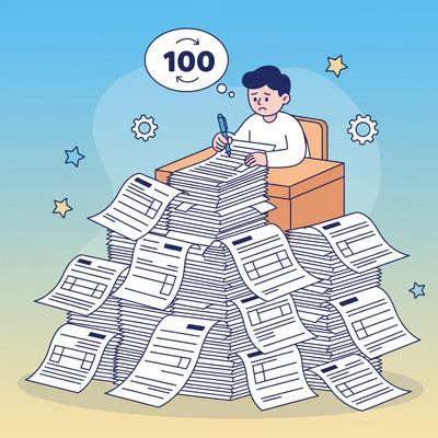 AI-generated image for SAT word tedious