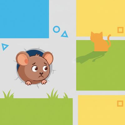 AI-generated image for SAT word timid