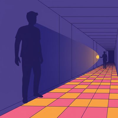 AI-generated image for SAT word timorous