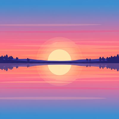 AI-generated image for SAT word tranquil