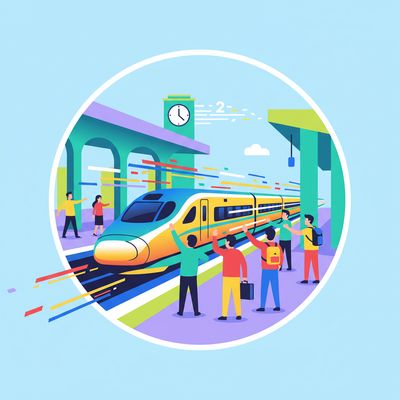 AI-generated image for SAT word transient