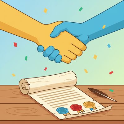 AI-generated image for SAT word unilateral