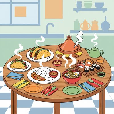 AI-generated image for SAT word unkempt