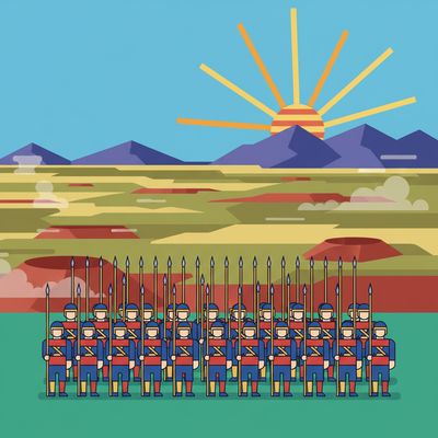 AI-generated image for SAT word veteran