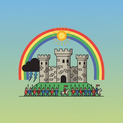 AI-generated image for SAT word ward off