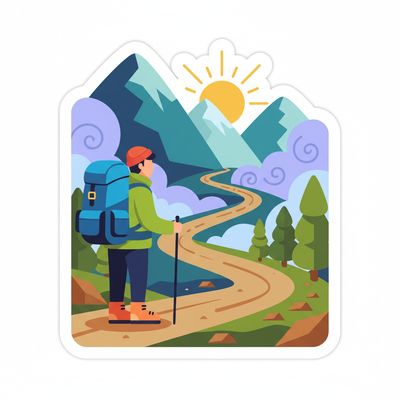 AI-generated image for SAT word wend