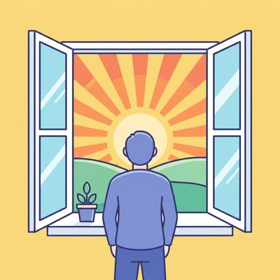 AI-generated image for SAT word yearn for